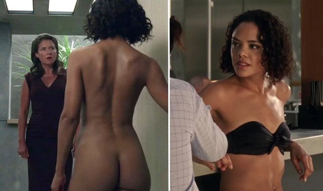 Tessa Thompson enseña el culo en 'Westworld'