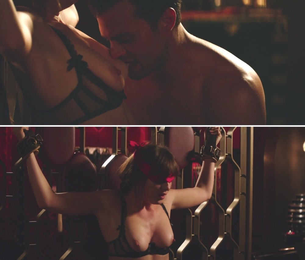 Dakota Johnson muestra sus pechos en 'Cincuenta sombras liberadas'