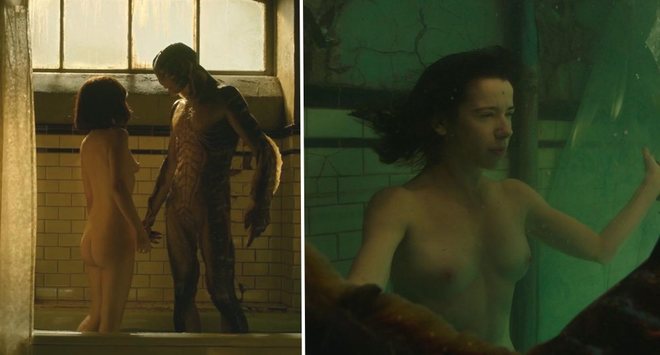 Sally Hawkins se desnuda en 'La forma del agua'
