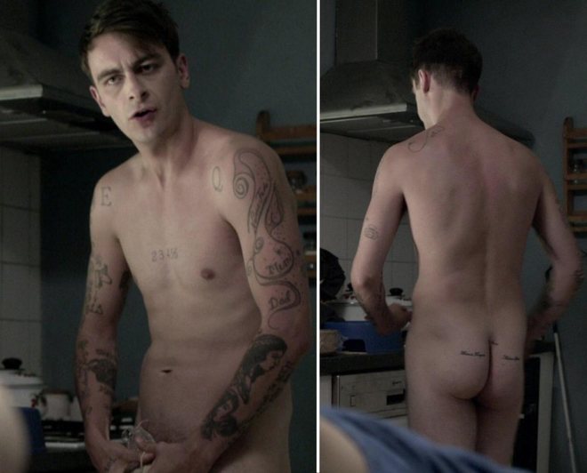 Joseph Gilgun enseña el culo en 'Misfits'