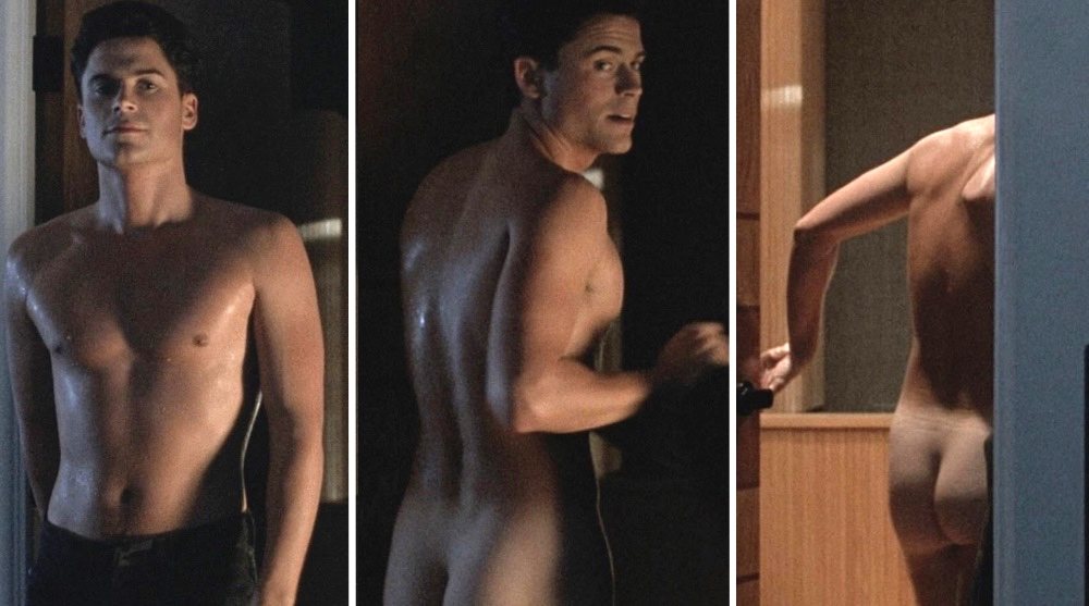 Rob Lowe enseña el trasero en 'Malas influencias'