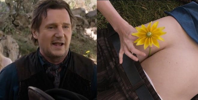 Liam Neeson enseña el trasero en 'Mil maneras de morder el polvo'