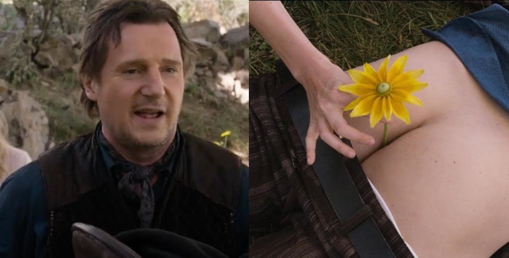 Liam Neeson enseña el trasero en 'Mil maneras de morder el polvo'
