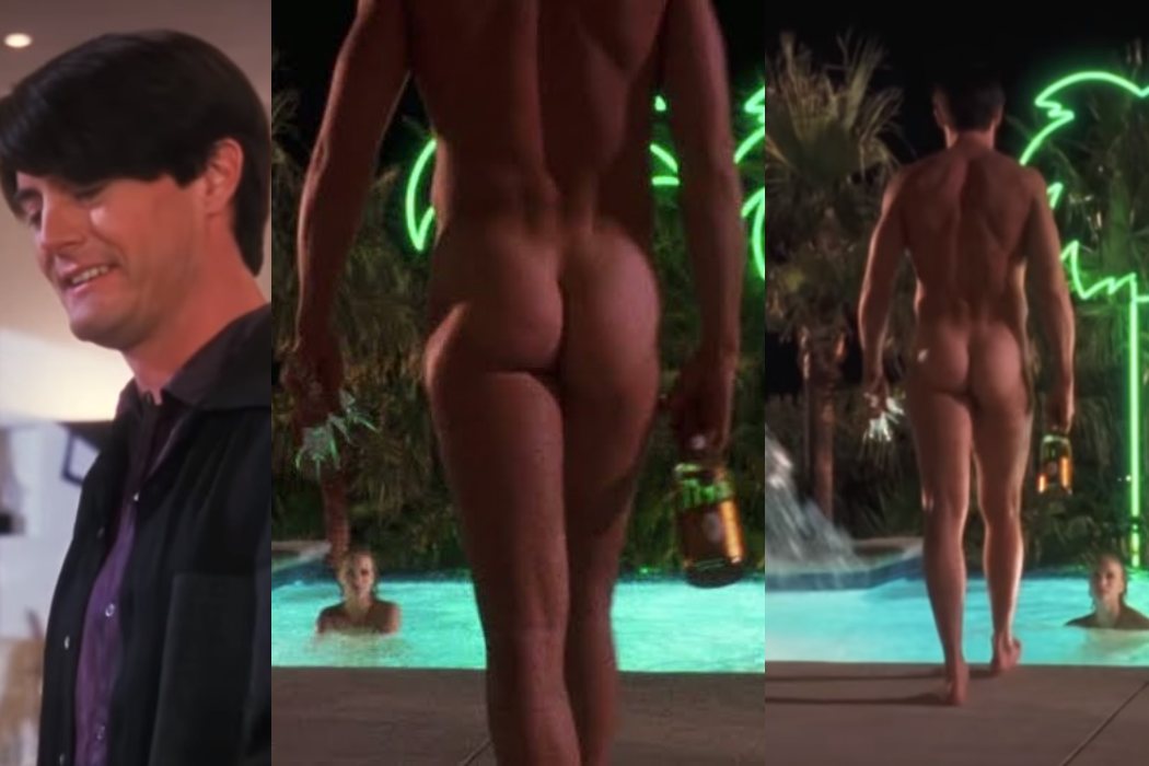 Kyle MacLachlan completamente desnudo enseña el culo en 'Showgirls'