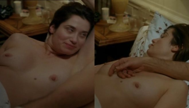 Emmanuelle Devos enseña las tetas en 'Gentille'
