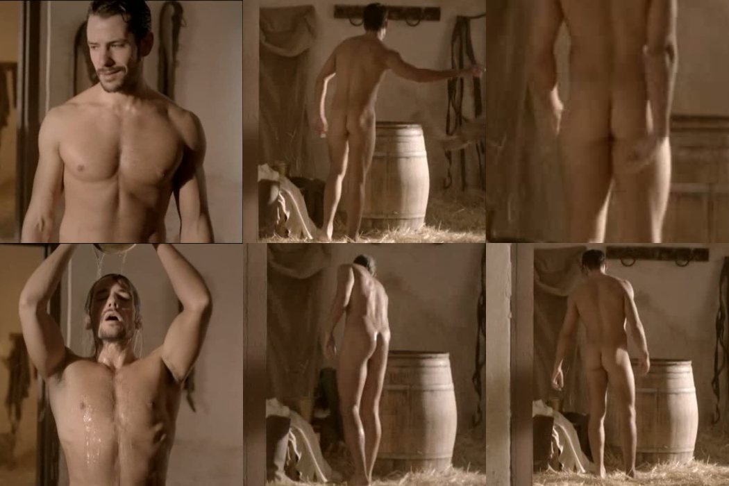 Alejandro Albarracín, desnudo, enseña el culo en 'Tierra de lobos'