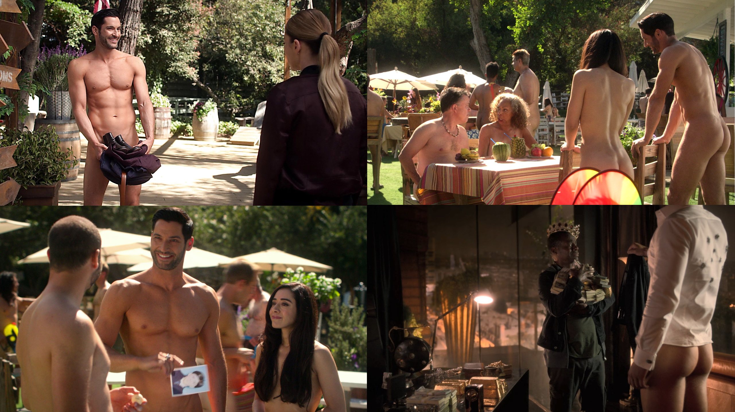 Tom Ellis se desnuda y enseña el culo en la cuarta temporada de 'Lucifer'