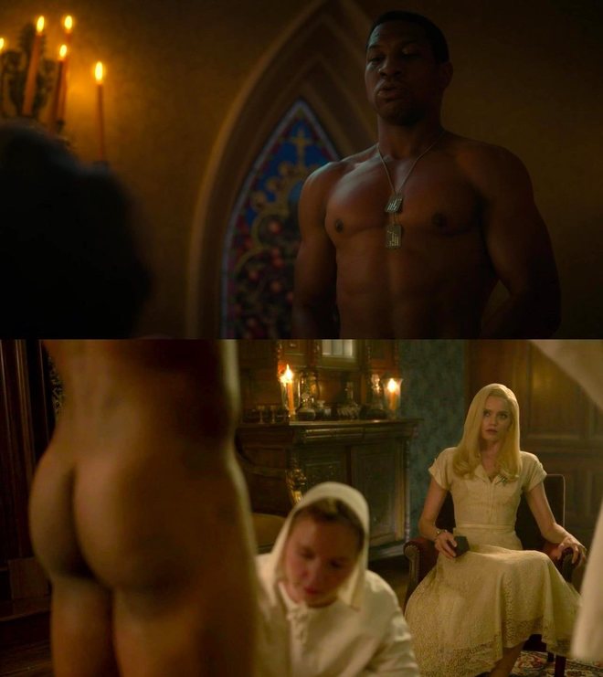 Jonathan Majors desnudo enseña el culo en 'Territorio Lovecraft'