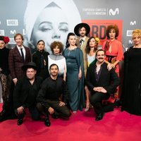 El equipo de 'Arde Madrid' durante la premiere