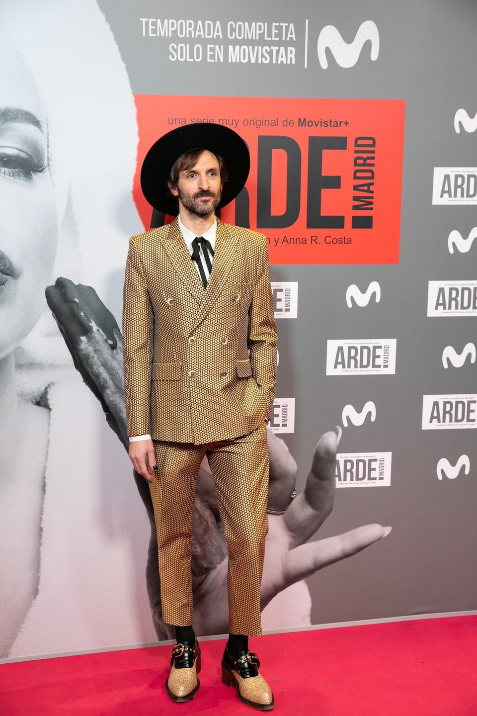 Julián Villagrán en la premiere de 'Arde Madrid'