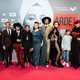 El reparto de 'Arde Madrid' en la premiere de la serie