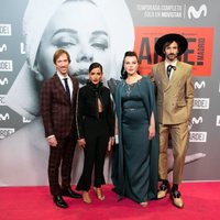 Los protagonistas de 'Arde Madrid' en la premiere