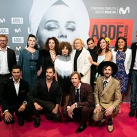 Equipo de 'Arde Madrid' con Manuela Carmena