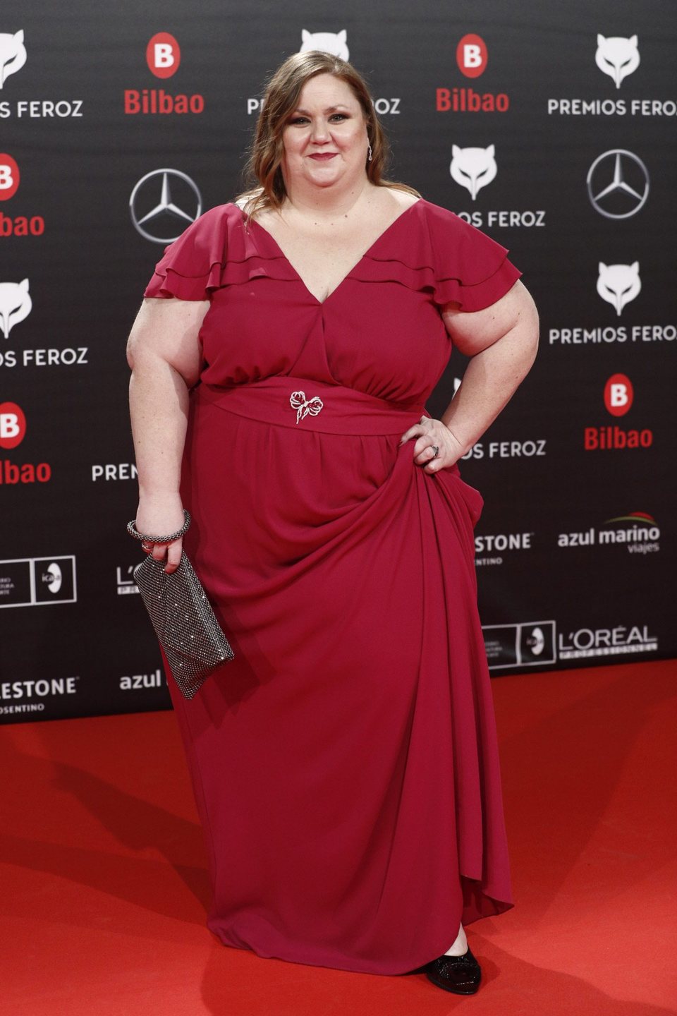 Itziar Castro en la alfombra roja de los Premios Feroz 2019