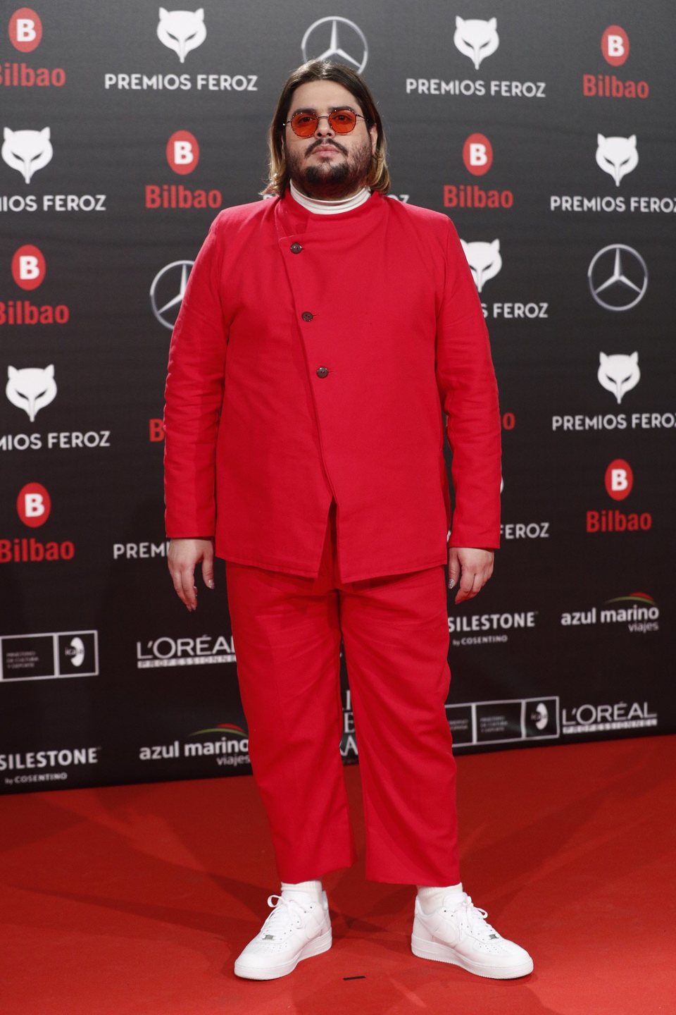 Brays Efe en la alfombra roja de los Premios Feroz 2019