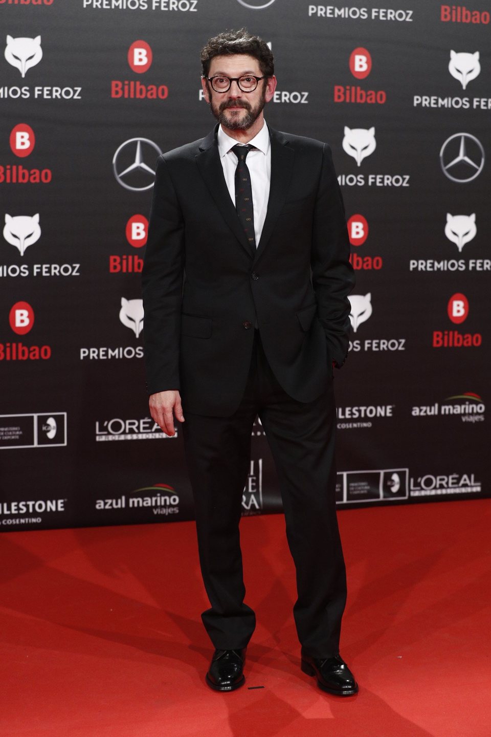 Manolo Solo en la alfombra roja de los Premios Feroz 2019
