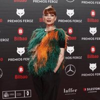 Najwa Nimri en la alfombra roja de los Premios Feroz 2019