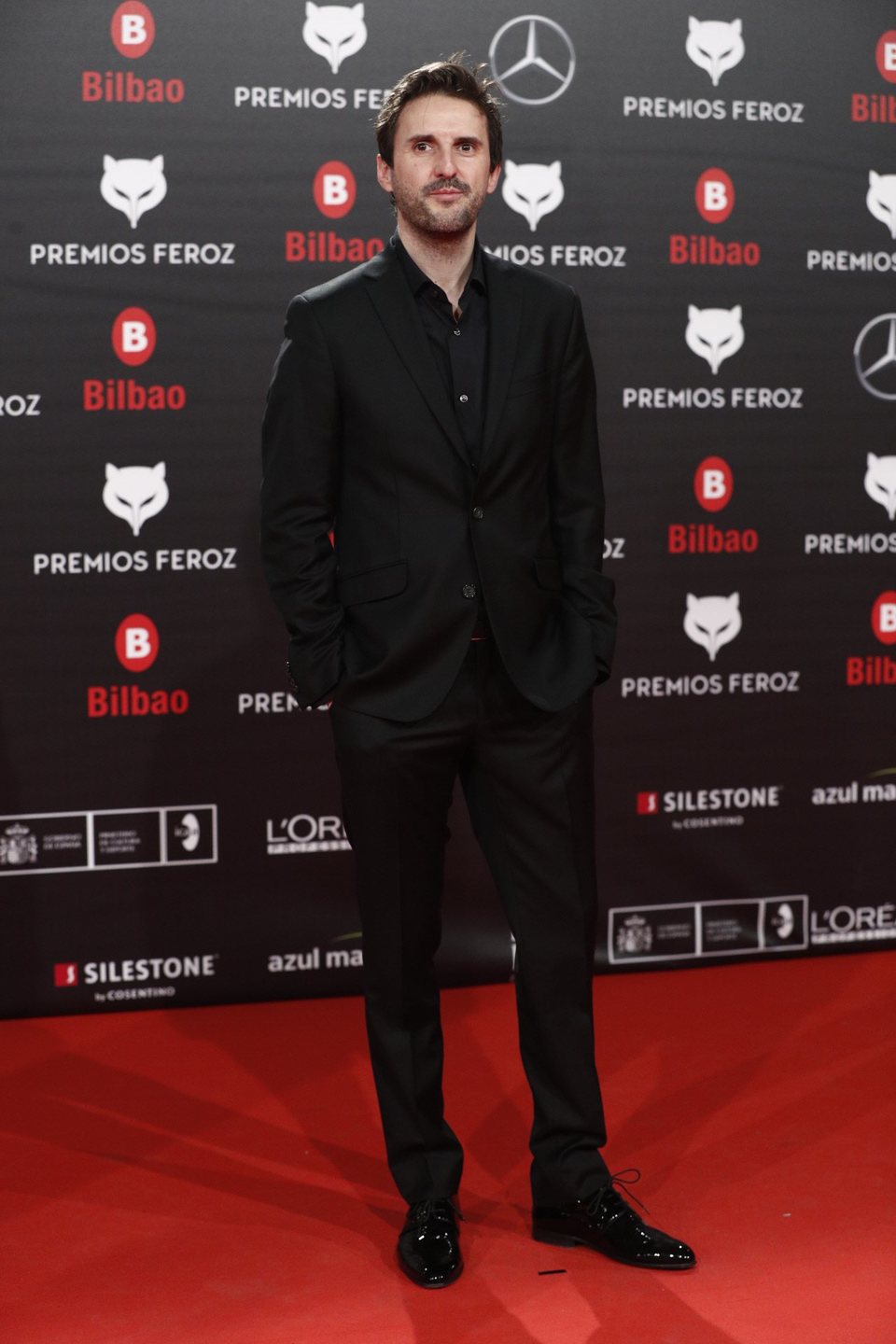 Julián López en la alfombra roja de los Premios Feroz 2019