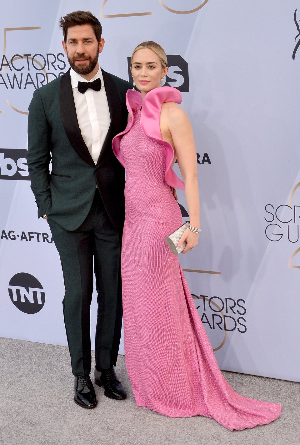 John Krasinski y Emily Blunt en los premios SAG 2019