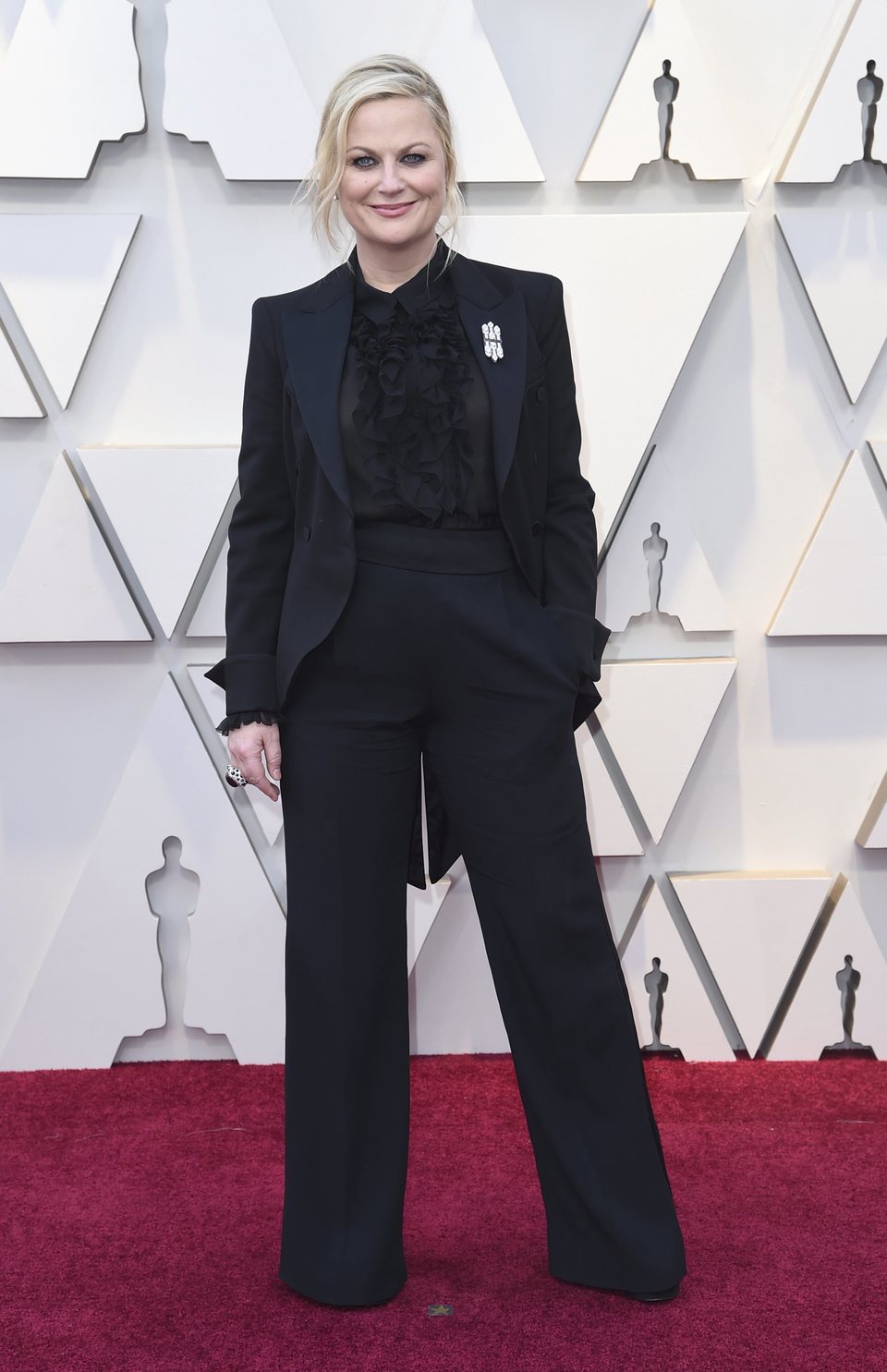 Amy Poehler en la alfombra roja de los Oscar 2019
