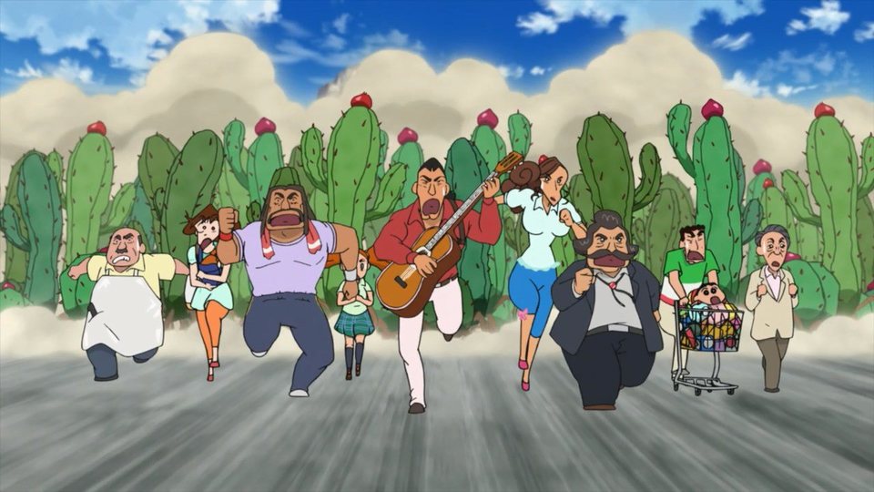 Shin Chan en México: El ataque del cactus gigante