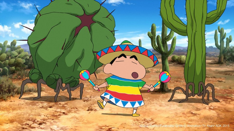 Shin Chan en México: El ataque del cactus gigante
