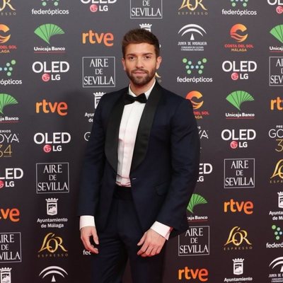 Pablo Alborán en la alfombra roja de los Goya 2020