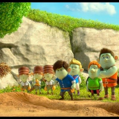 Zapatos Rojos y los siete trolls