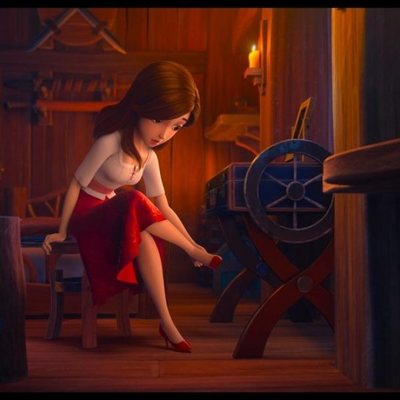 Zapatos Rojos y los siete trolls