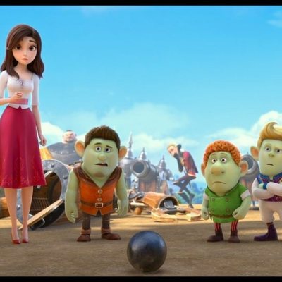 Zapatos Rojos y los siete trolls