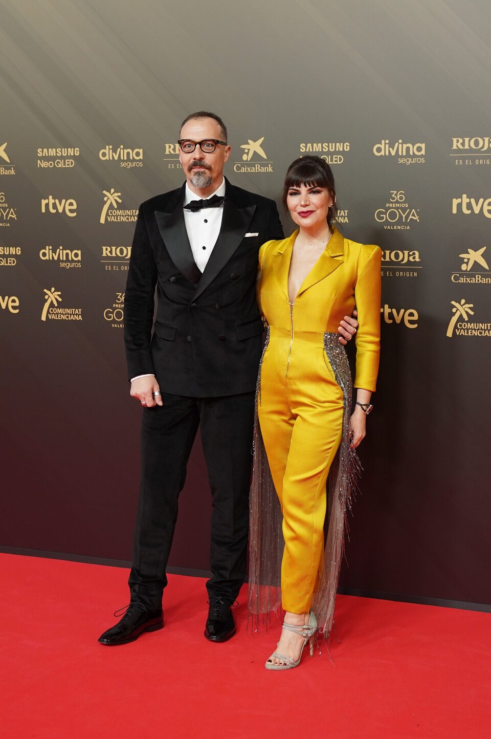 Fele Martínez en la alfombra roja de los Goya 2022