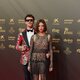 Macarena Gómez y Aldo Comas en la alfombra roja de los Goya 2022