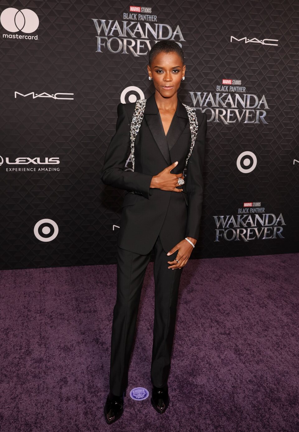 Letitia Wright en la premiere de 'Black Panther: Wakanda Forever'
