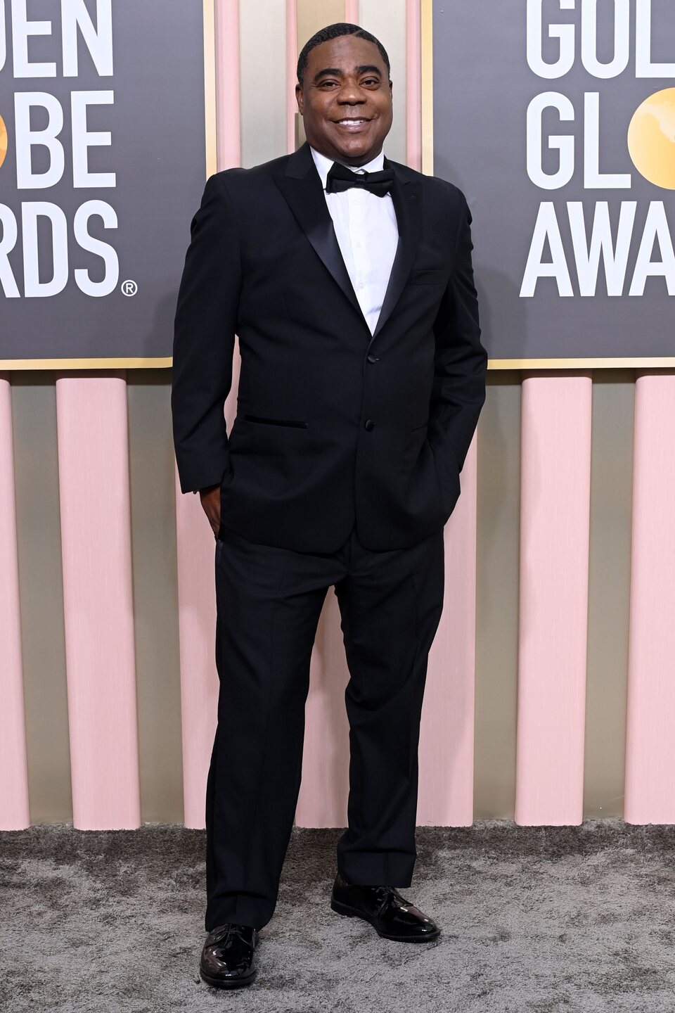 Tracy Morgan en la alfombra roja de los Globos de Oro 2023
