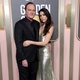 Quentin Tarantino y Daniella Pick en la alfombra roja de los Globos de Oro 2023