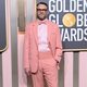 Seth Rogen en la alfombra roja de los Globos de Oro 2023