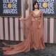 Jenna Ortega en la alfombra roja de los Globos de Oro 2023
