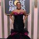 Quinta Brunson en la alfombra roja de los Globos de Oro 2023