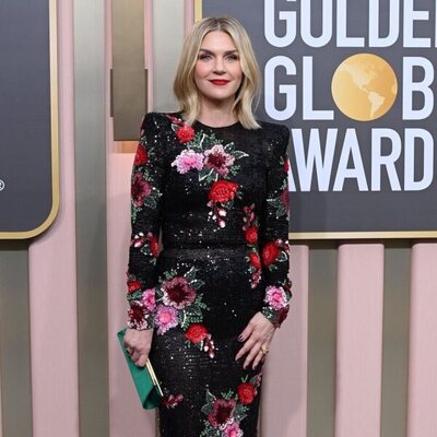 Rhea Seehorn en la alfombra roja de los Globos de Oro 2023