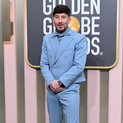 Barry Keoghan en la alfombra roja de los Globos de Oro 2023