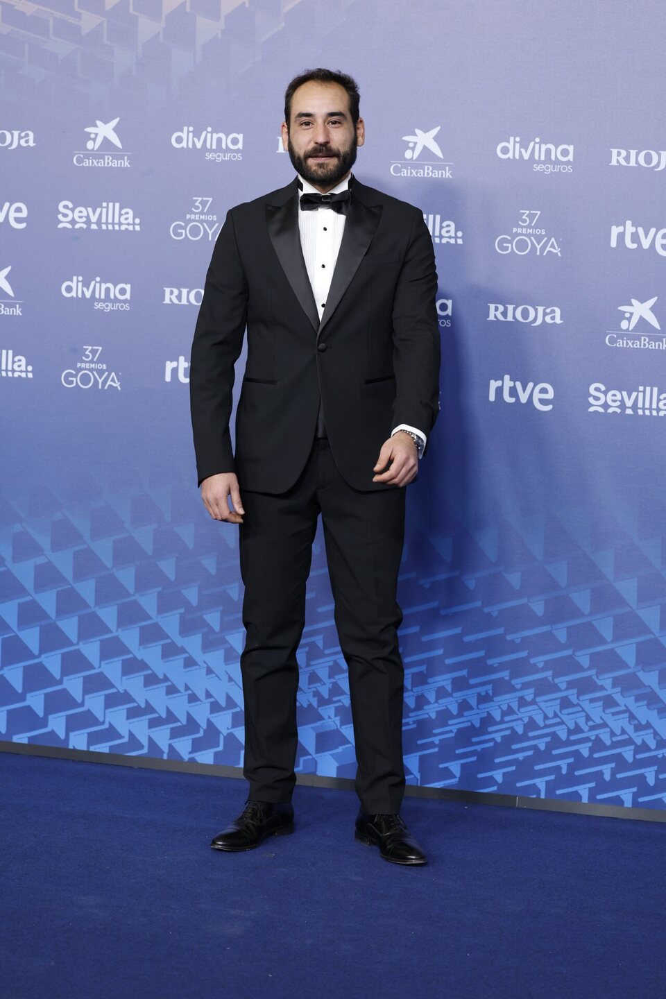 Jesús Carroza en la alfombra azul de los Goya 2023