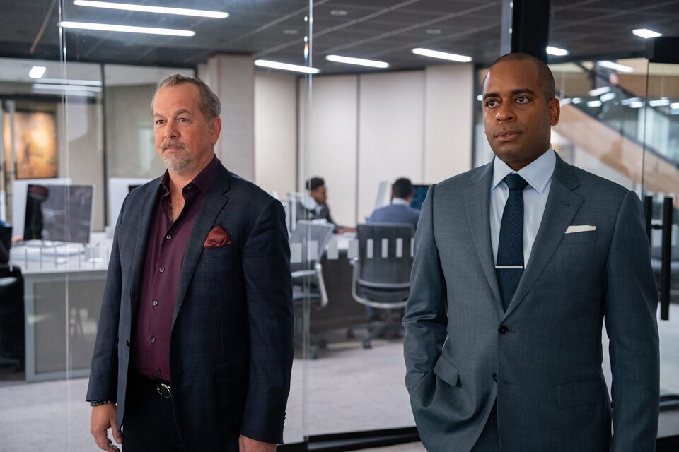 David Costabile (izquierda) en 'Billions'