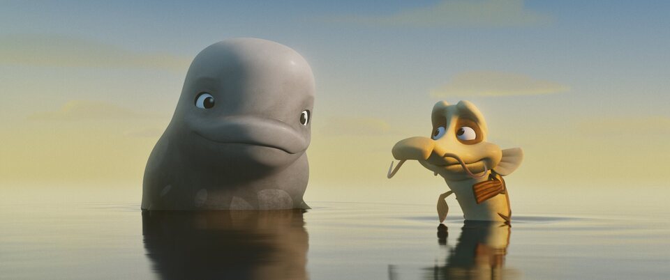 Katak, la pequeña ballena blanca