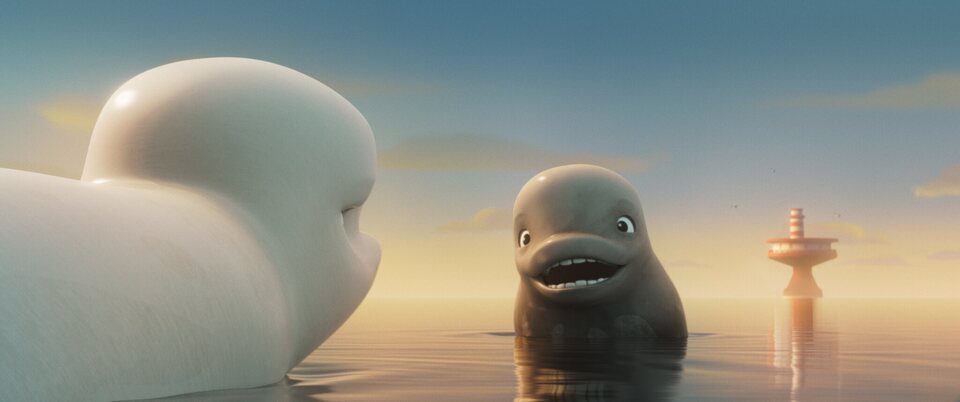 Katak, la pequeña ballena blanca