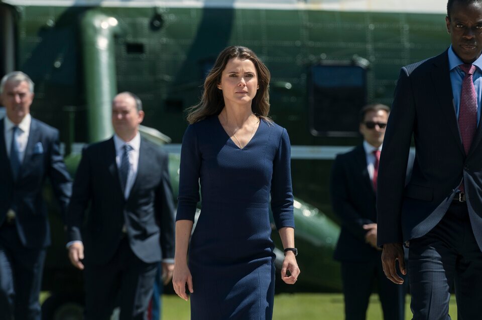 Keri Russell es la embajadora de Estados Unidos en Reino Unido en 'La diplomática'