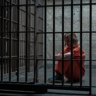 La mujer de la casa de enfrente de la chica en la ventana