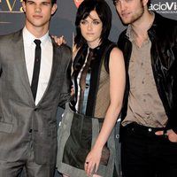 Taylor Lautner, Kristen Stewart y Robert Pattinson en Madrid