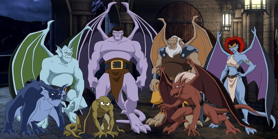 Gargoyles, héroes mitológicos (Gárgolas)