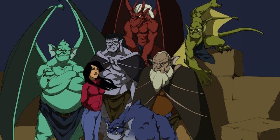 Gargoyles, héroes mitológicos (Gárgolas)
