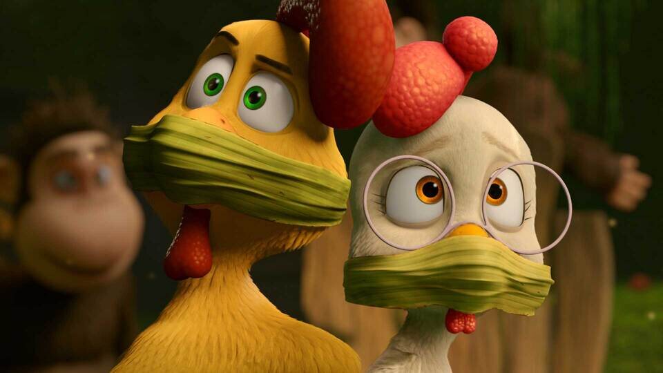 Rescate en África. Una película de huevos